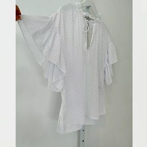 ALICE + OLIVIA WHITE TOP SIZE MEDIUM NWTS!